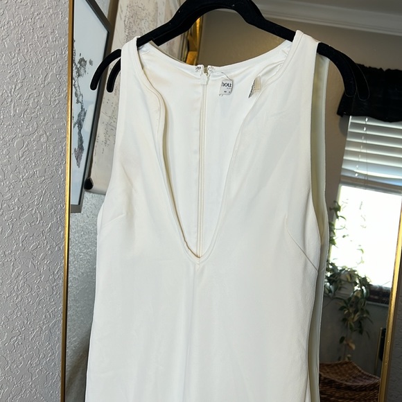 HOUSE OF CB 'Eleanora' Ivory Plunge Maxi Dress NWOT - Picture 8 of 8